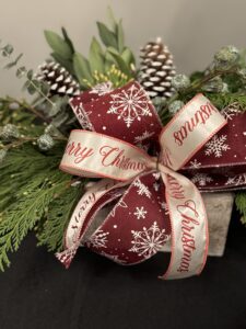 Christmas Box Centerpiece